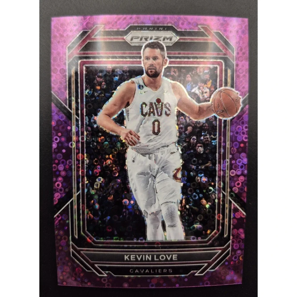 2022-23 Panini Prizm Kevin Love #90 Fast Break Purple Prizm‎ /75 Cavaliers